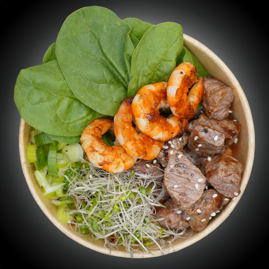 „Gesunde und bunte Bowls von Rotkäppchen Catering für Ihr Event in Hall in Tirol – individuell zusammengestellte Zutaten für jede Veranstaltung.
